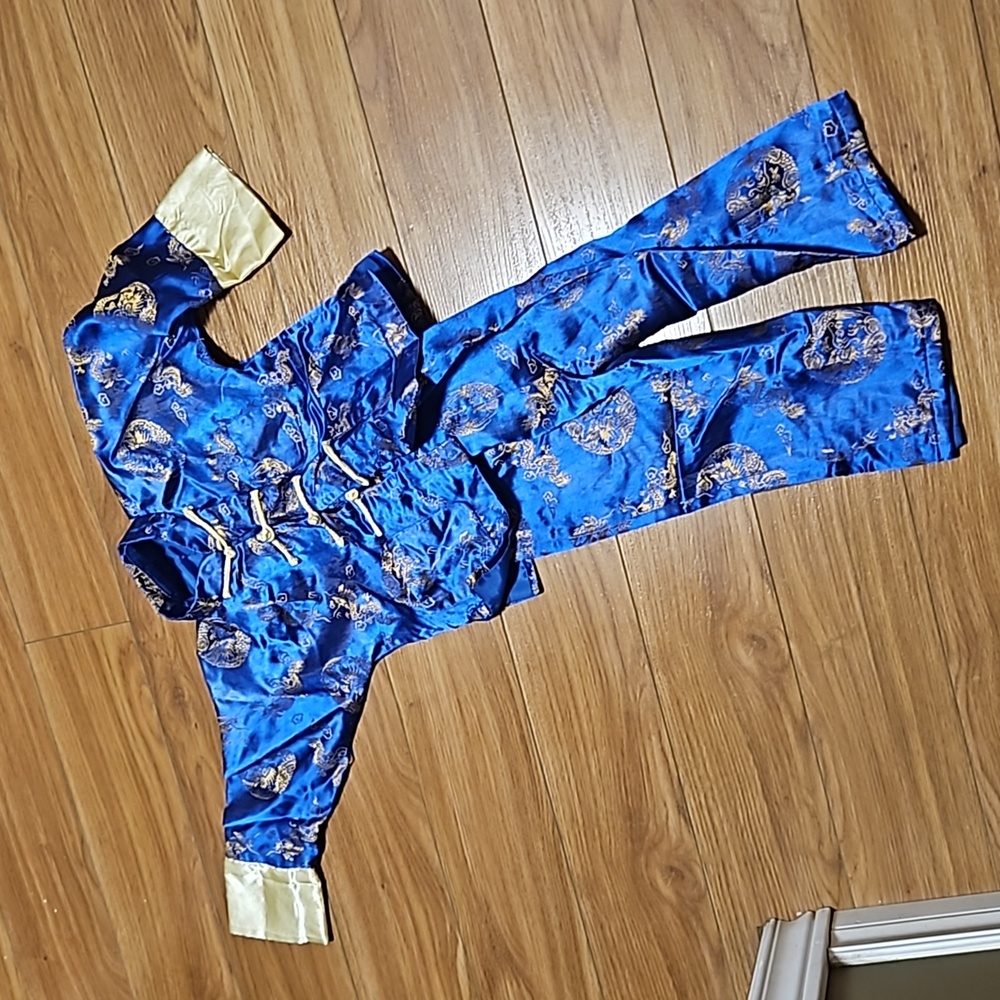 🟣 Traditional Embroidered Vintage Suit/ dragons/ Asian Mandarin